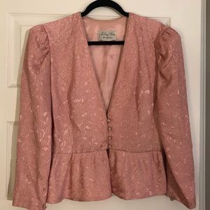 Vintage peplum shirt-jacket 💗